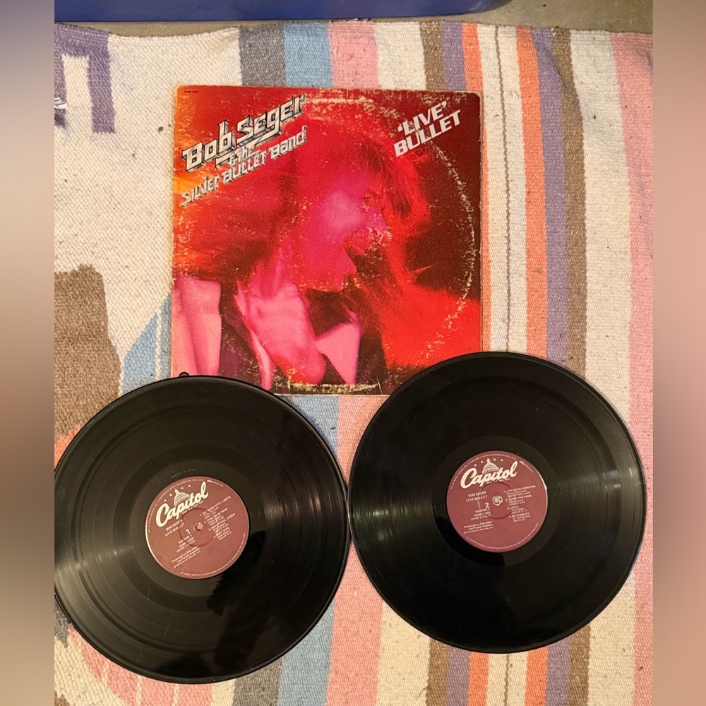 Vintage Bob Seger Live Bullet double album